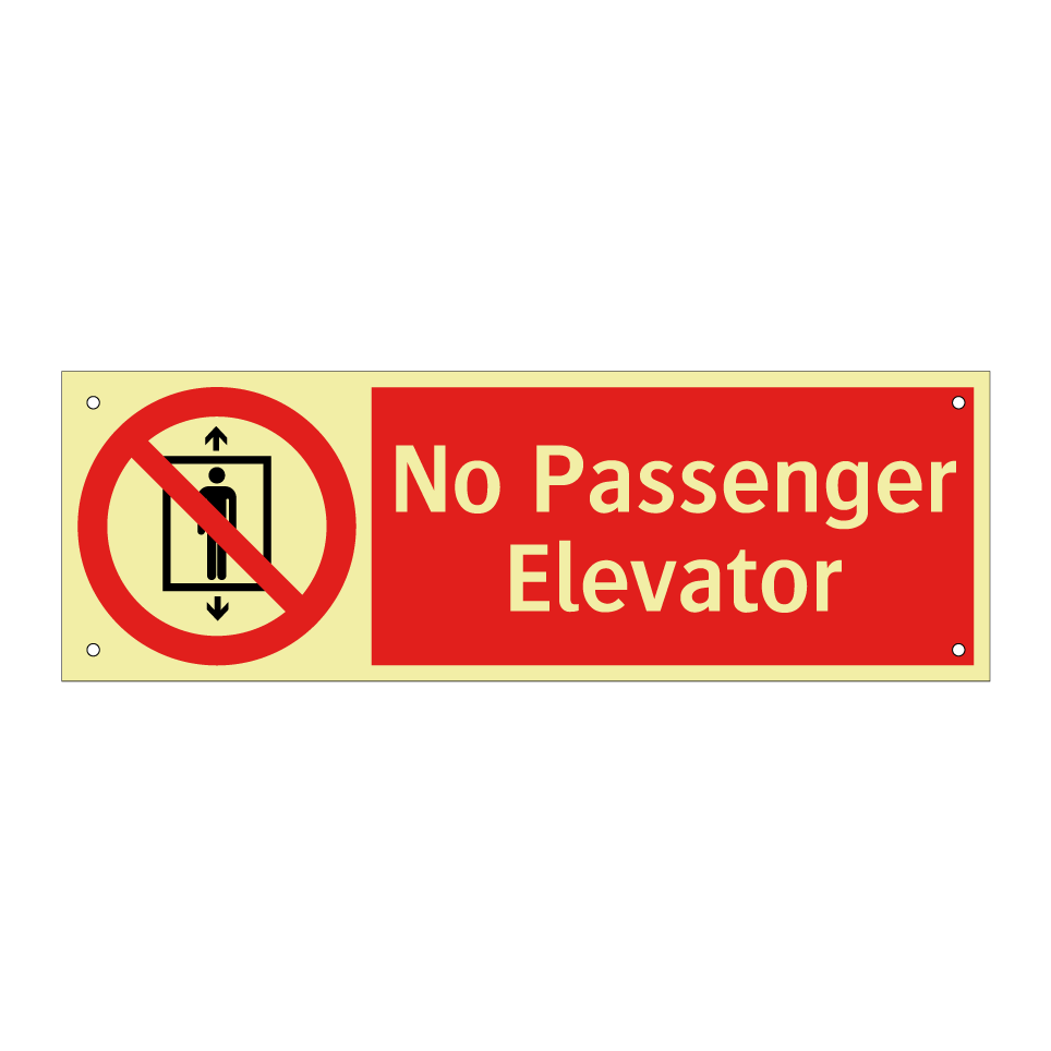 No Passenger Elevator