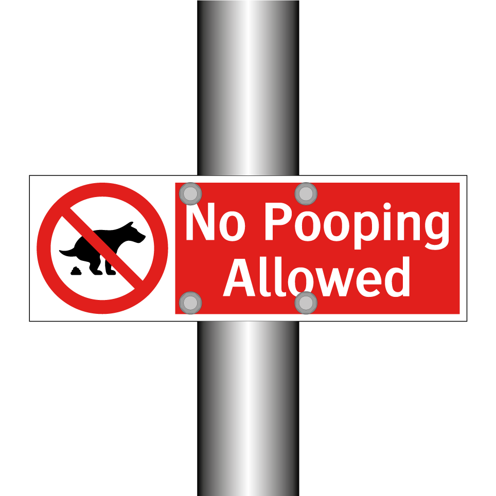 No Pooping Allowed