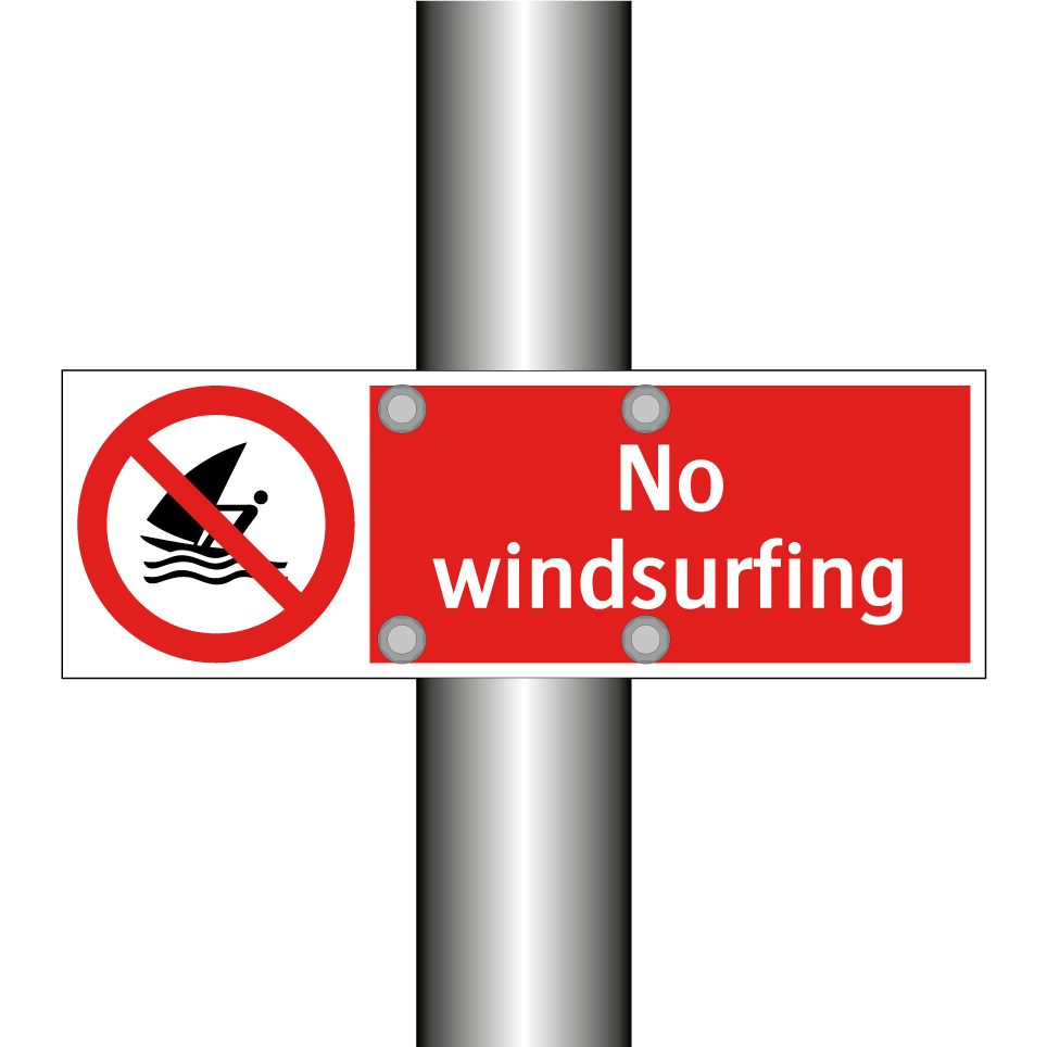 No windsurfing