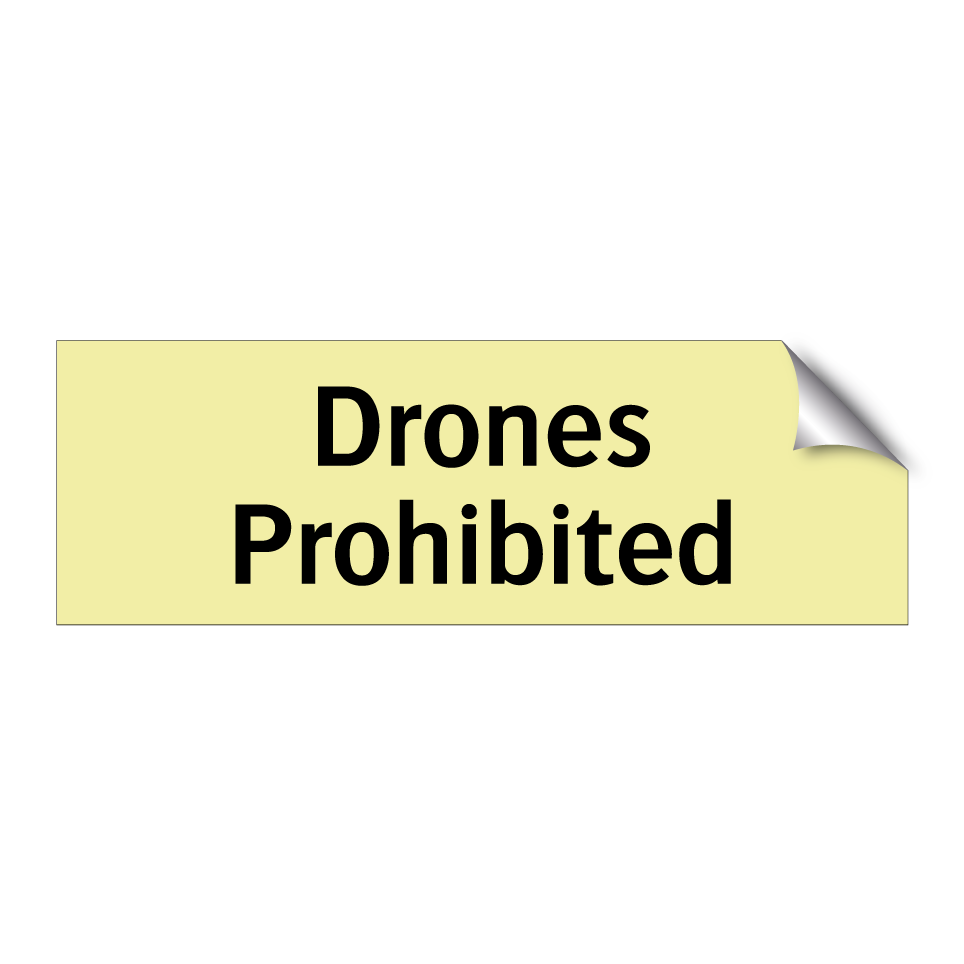 Drones Prohibited