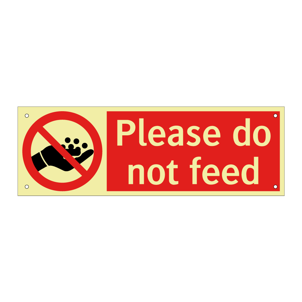 Please do not feed