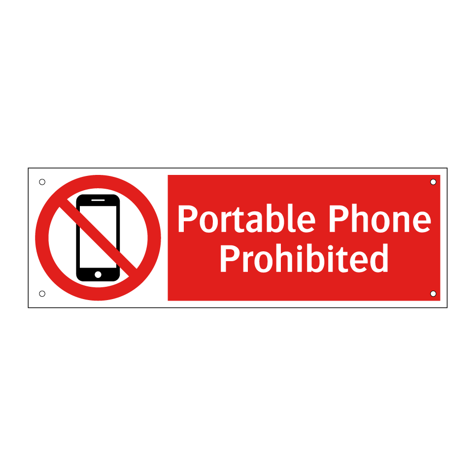 Portable Phone Prohibited