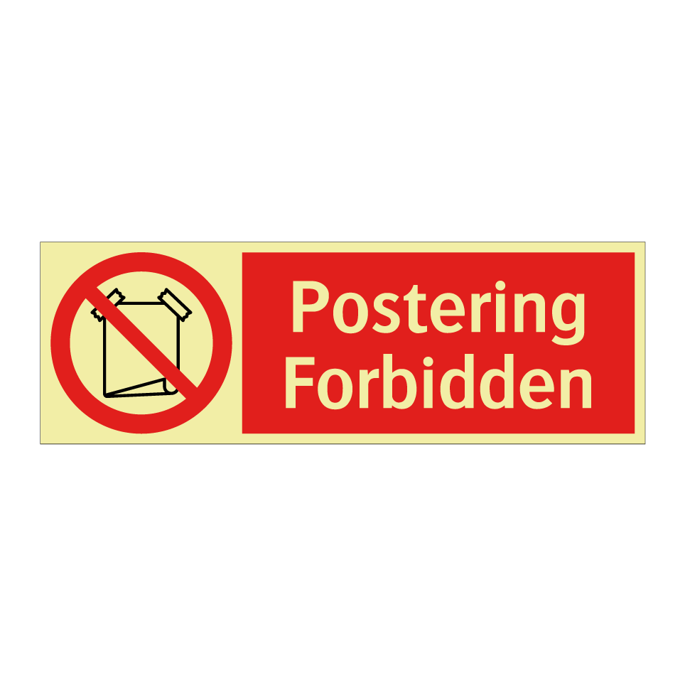 Postering Forbidden