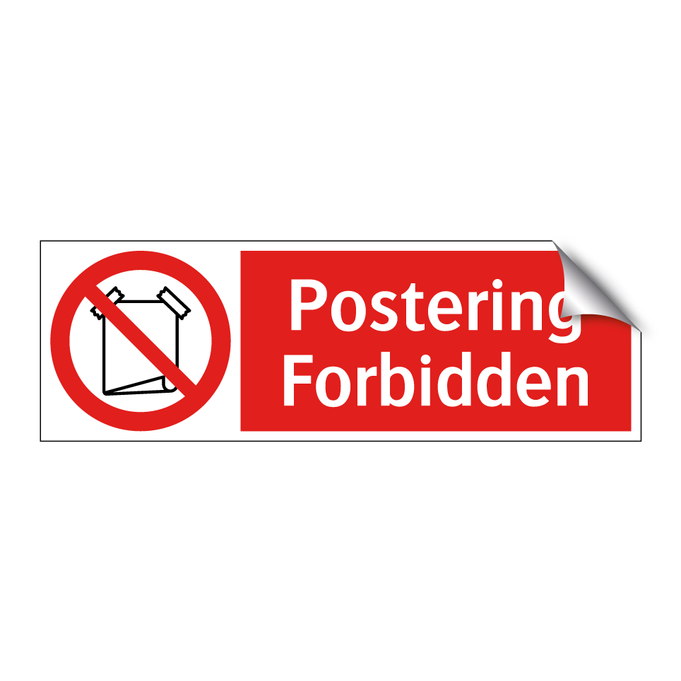 Postering Forbidden
