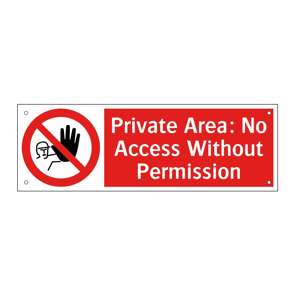Private Area: No Access Without Permission