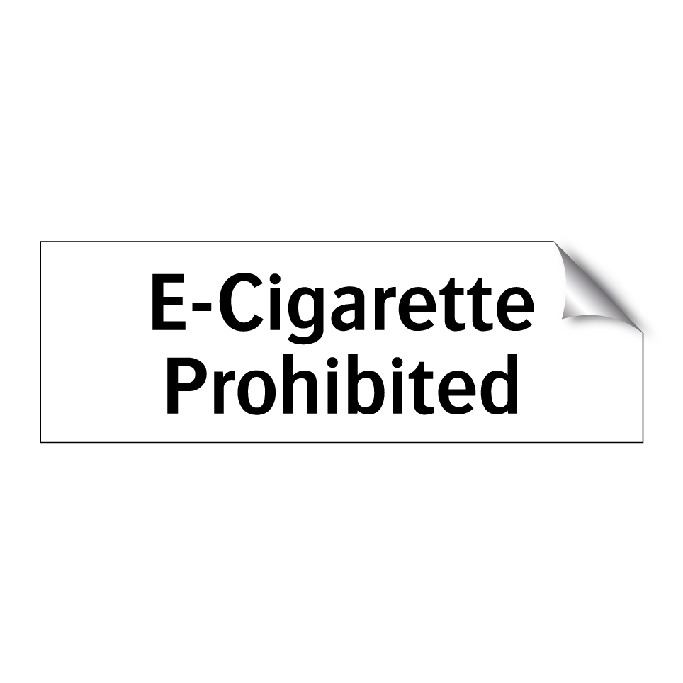 E-Cigarette Prohibited