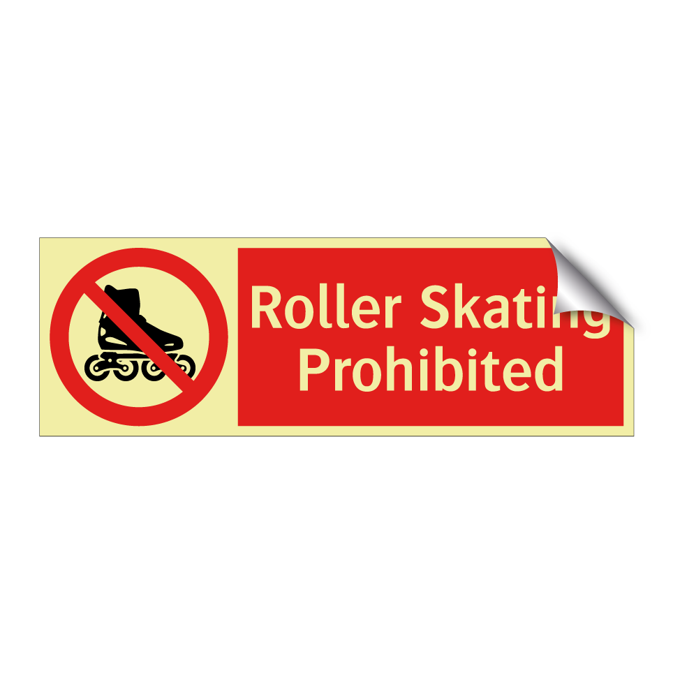 Roller Skating Prohibited