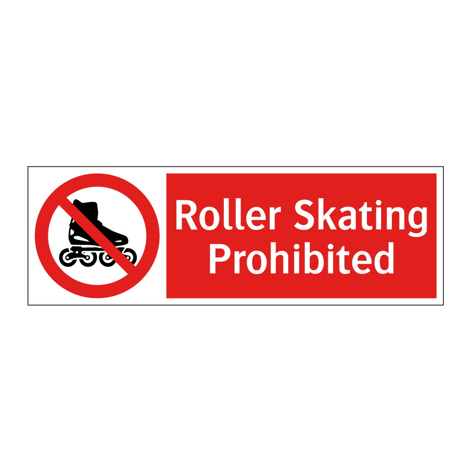 Roller Skating Prohibited
