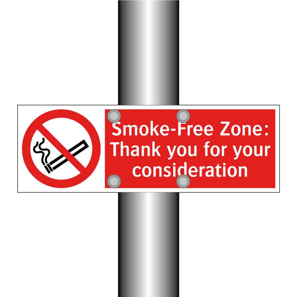 Smoke-Free Zone: Thank you for your consideration