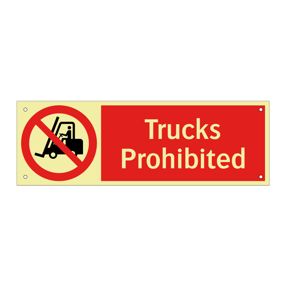 Trucks Prohibited