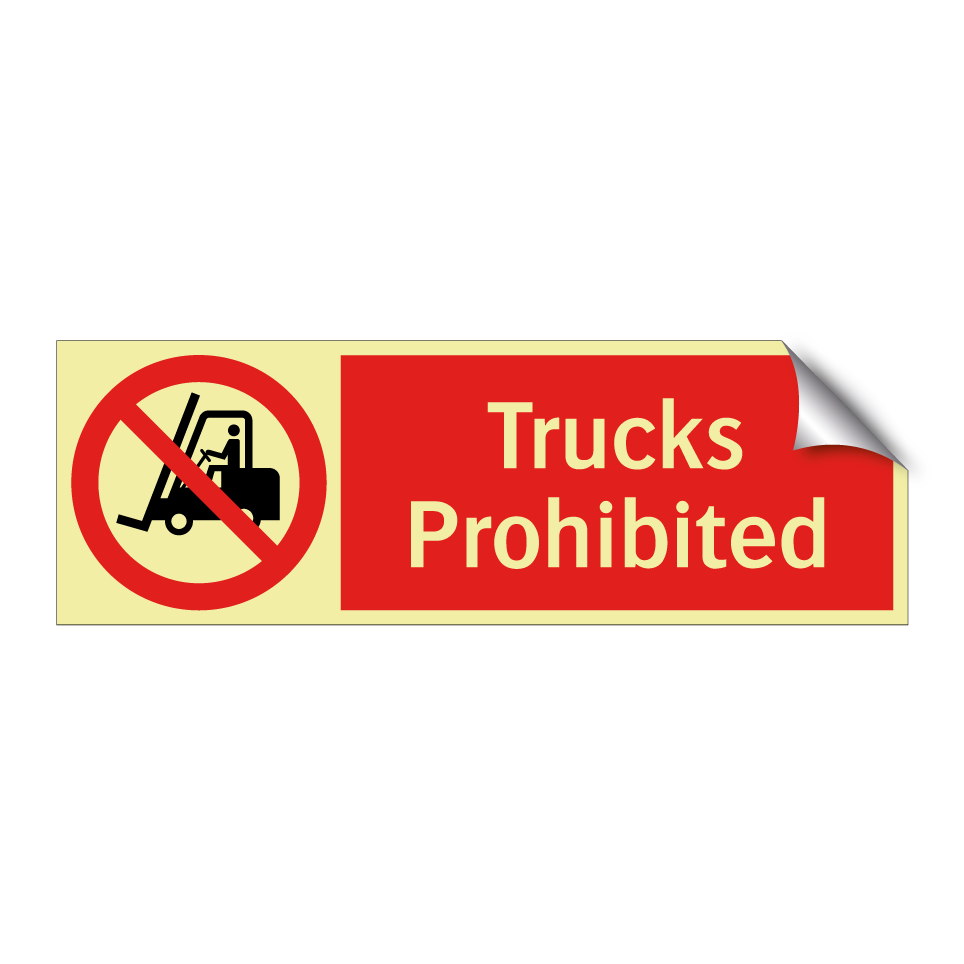 Trucks Prohibited