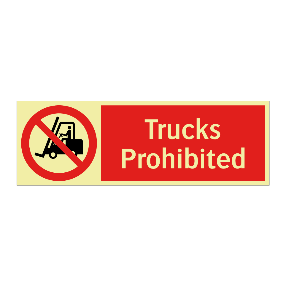 Trucks Prohibited