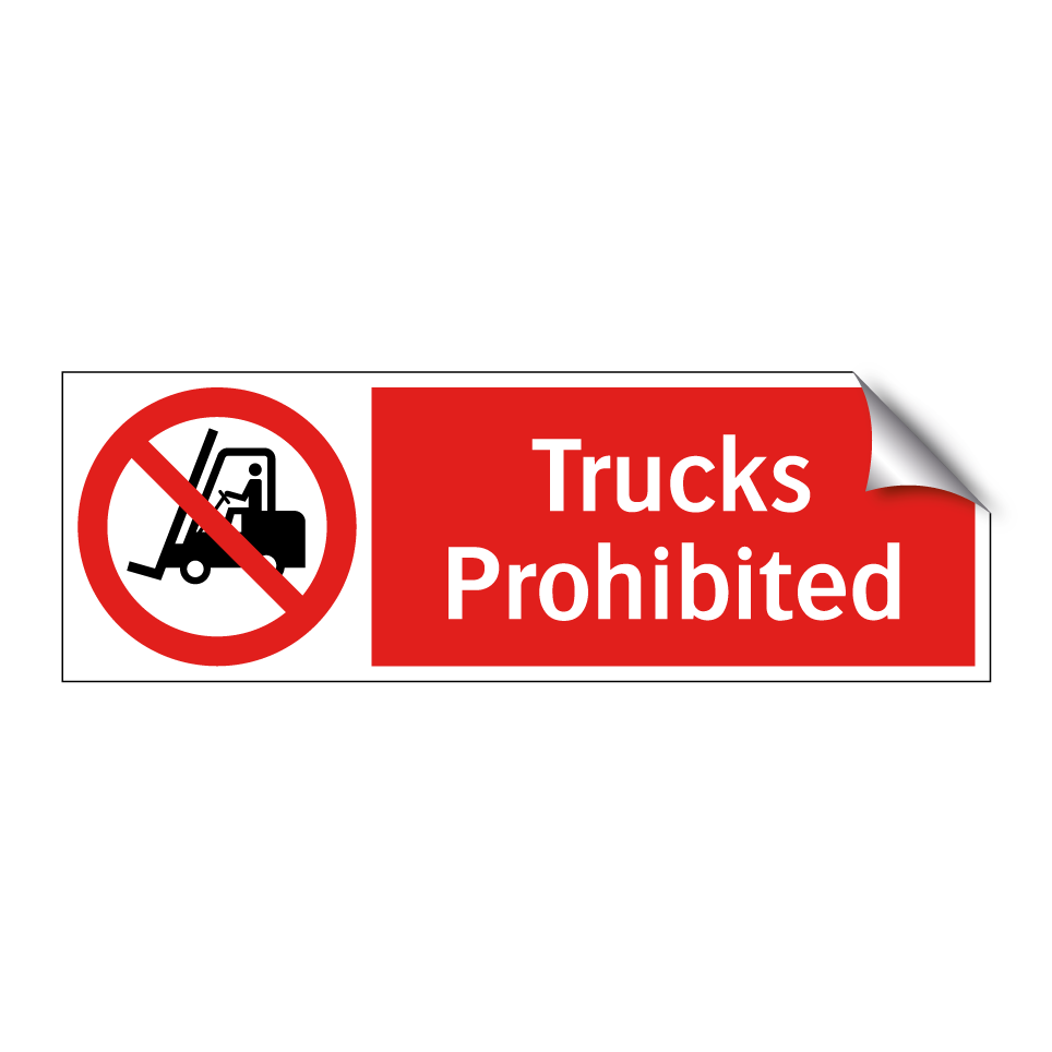 Trucks Prohibited