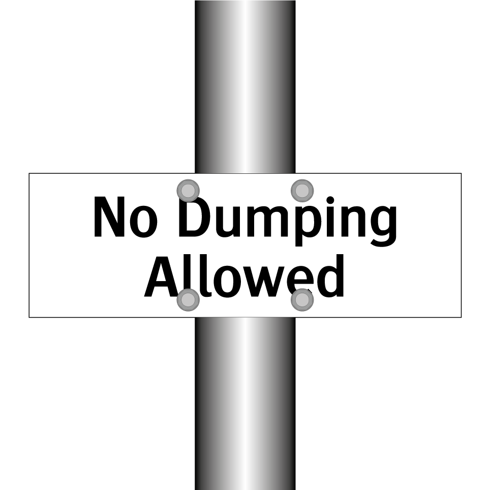 No Dumping Allowed