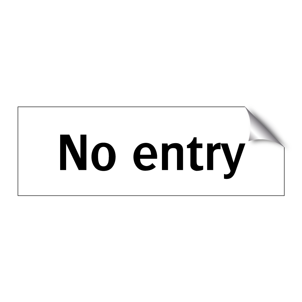 No entry