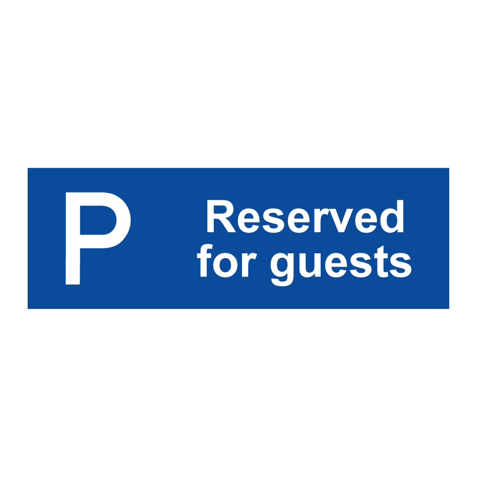Reserved for guests
