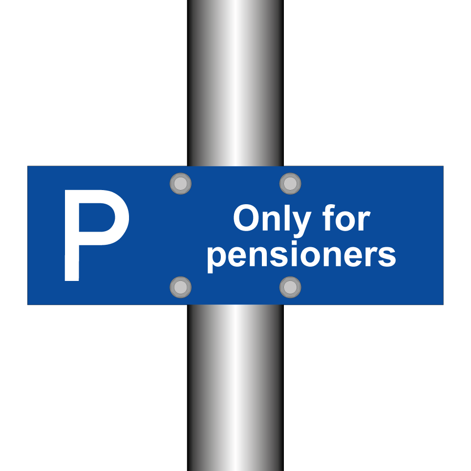 Only for pensioners