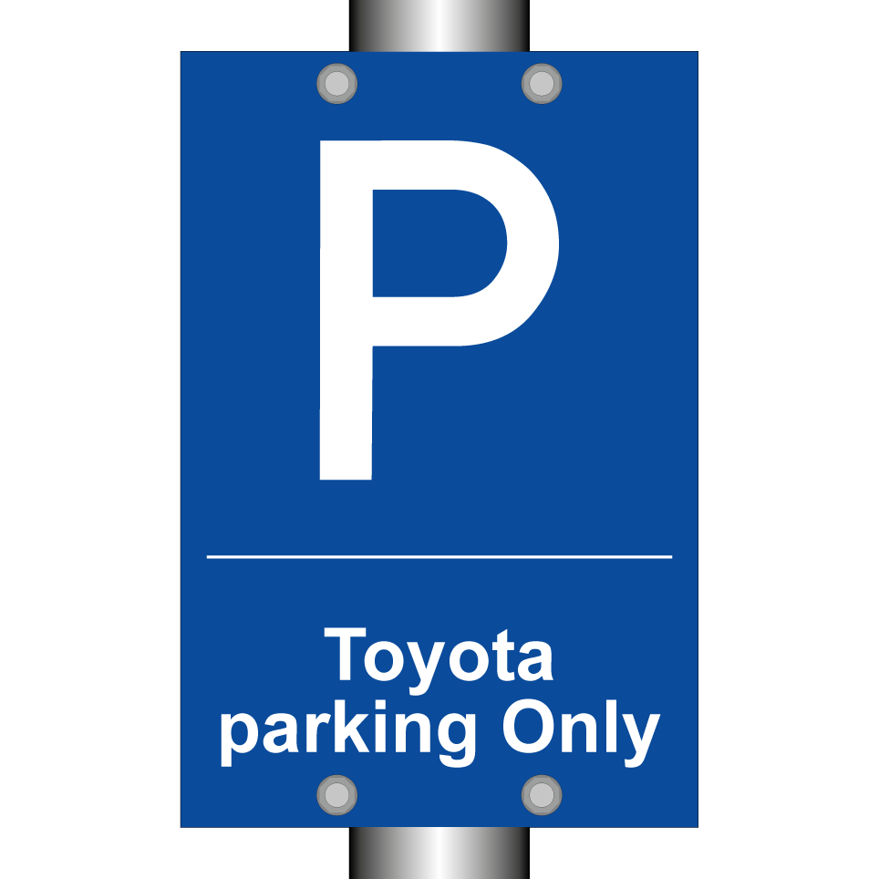 Toyota Parking Only