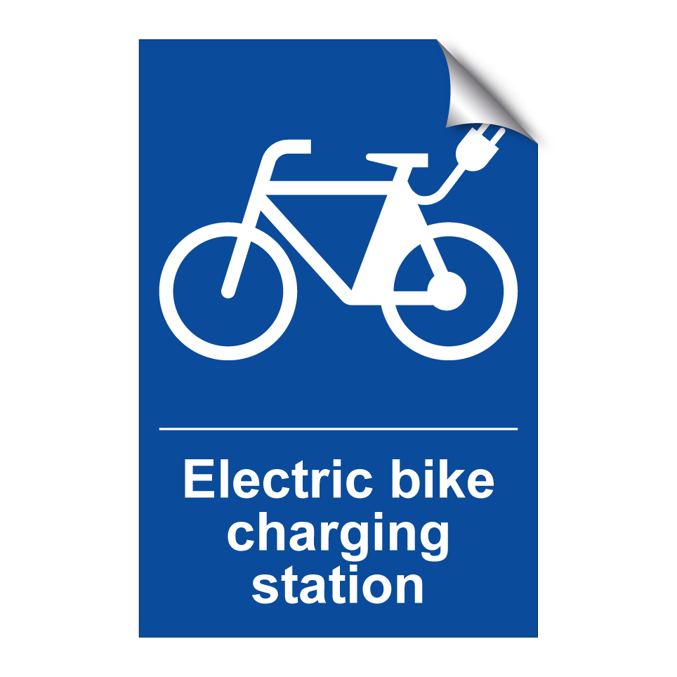 Electric bike charging station