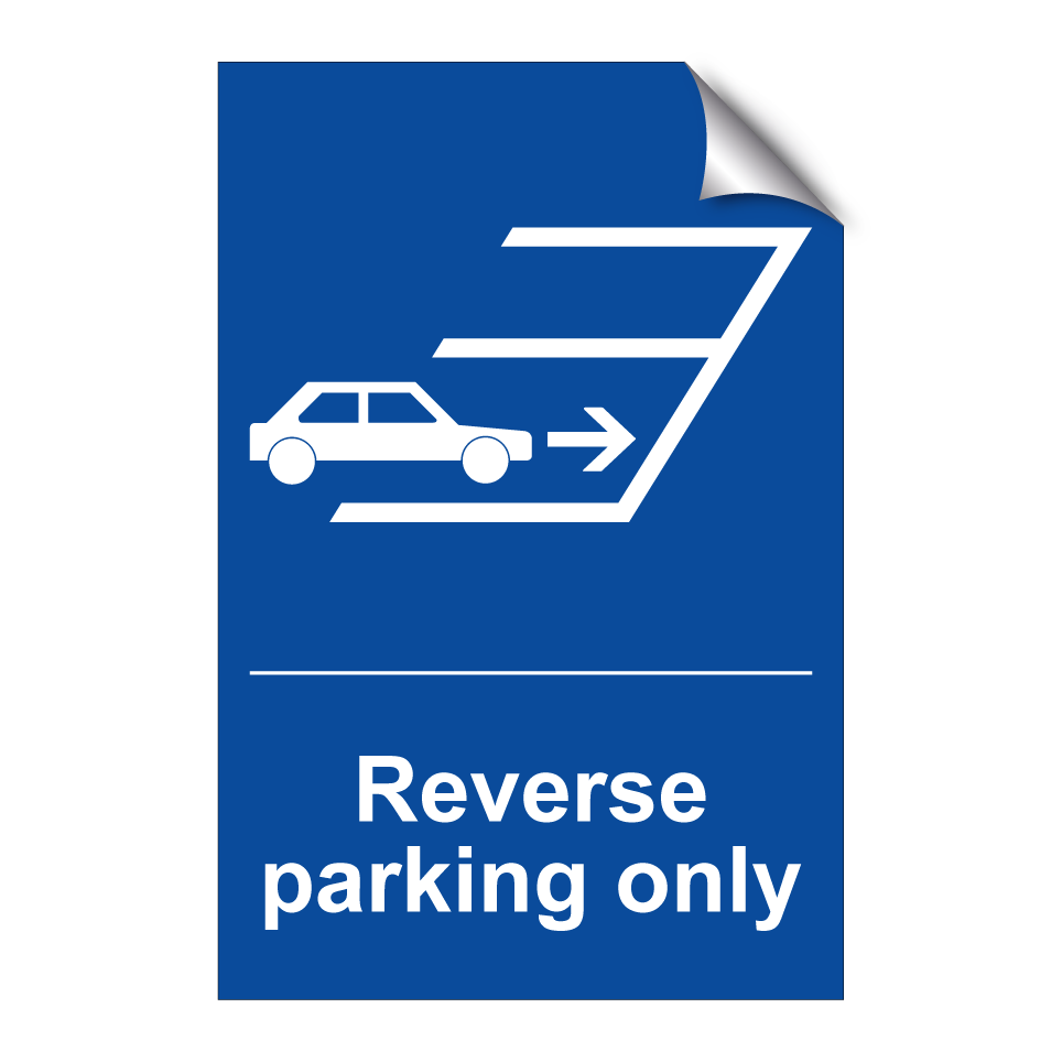 Reverse parking only