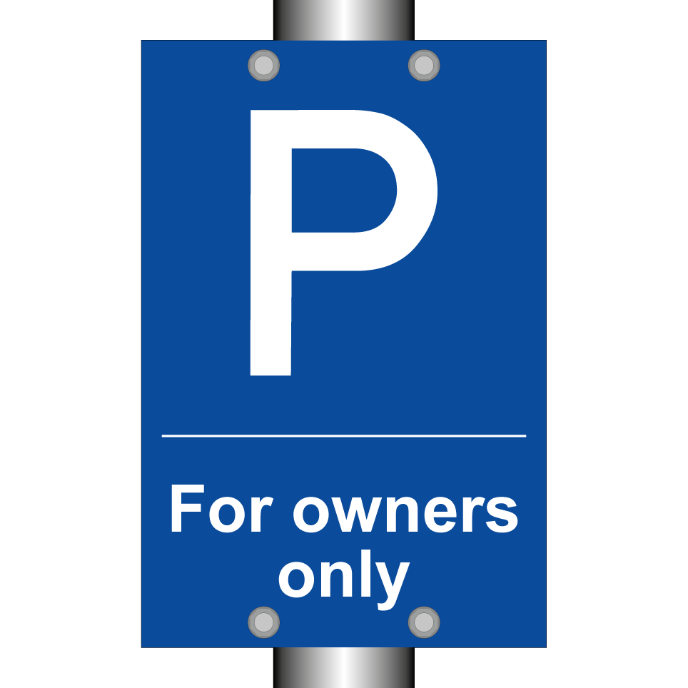 For owners only