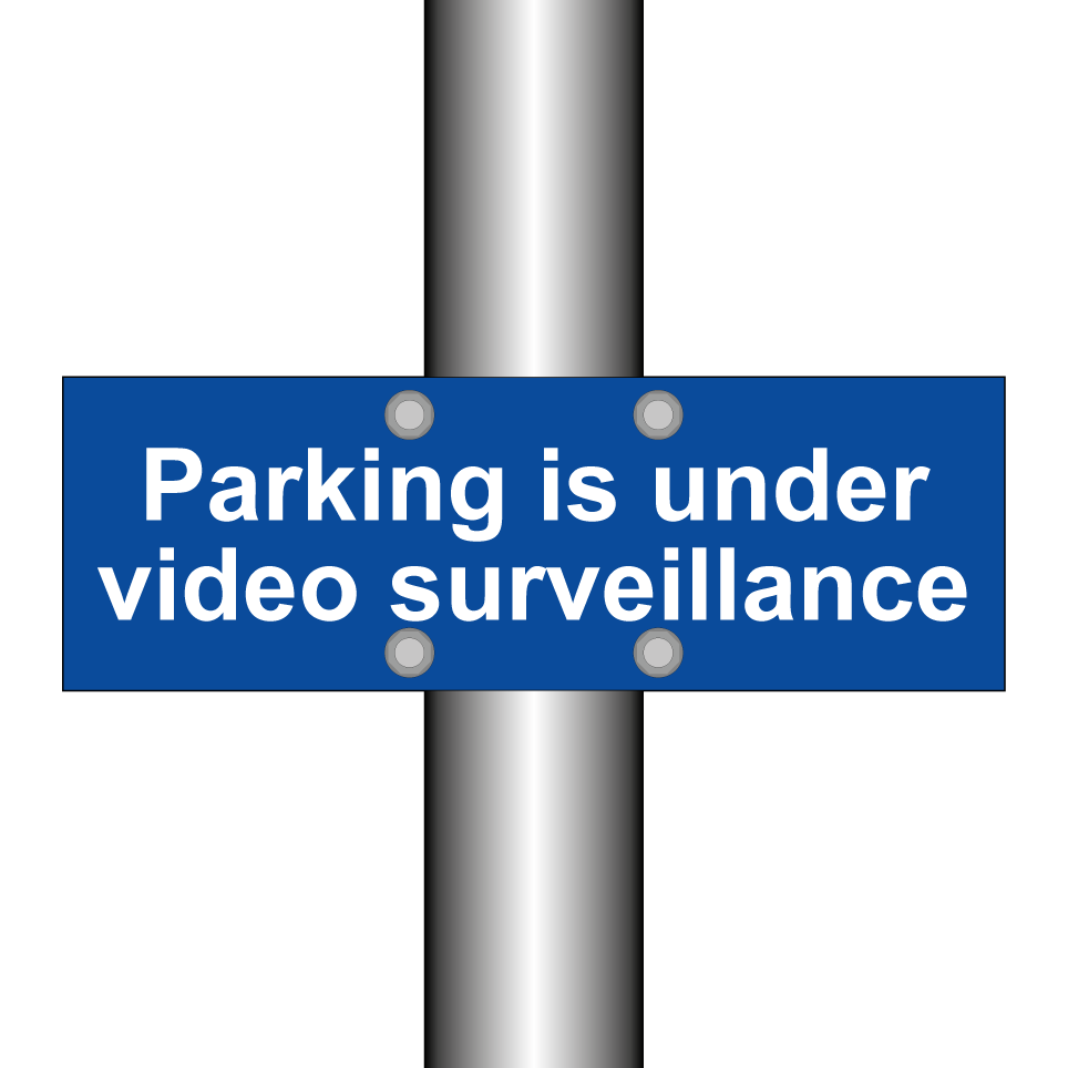 Parking is under video surveillance