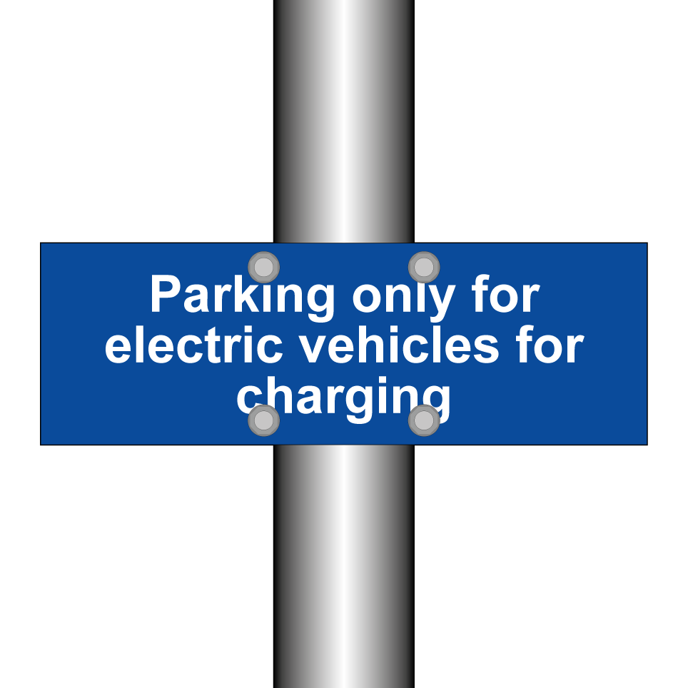 Parking only for electric vehicles for charging
