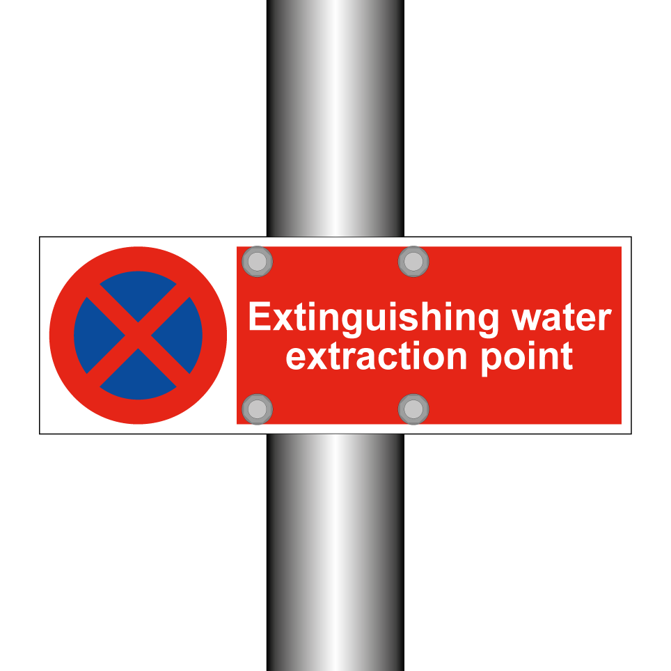 Extinguishing water extraction point