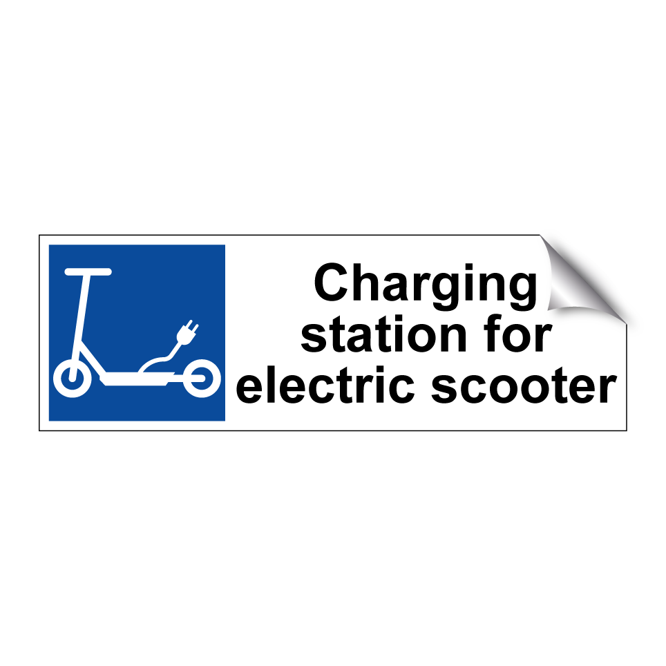 Charging station for electric scooter