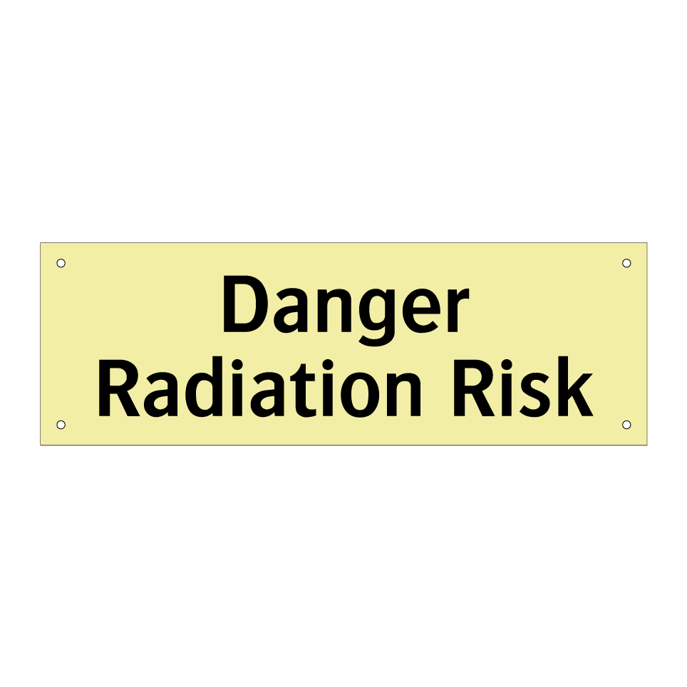 Danger Radiation Risk