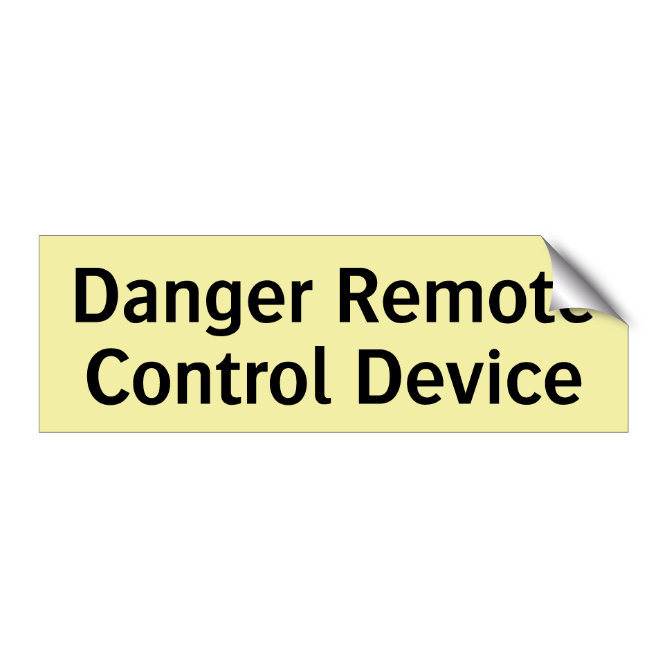 Danger Remote Control Device