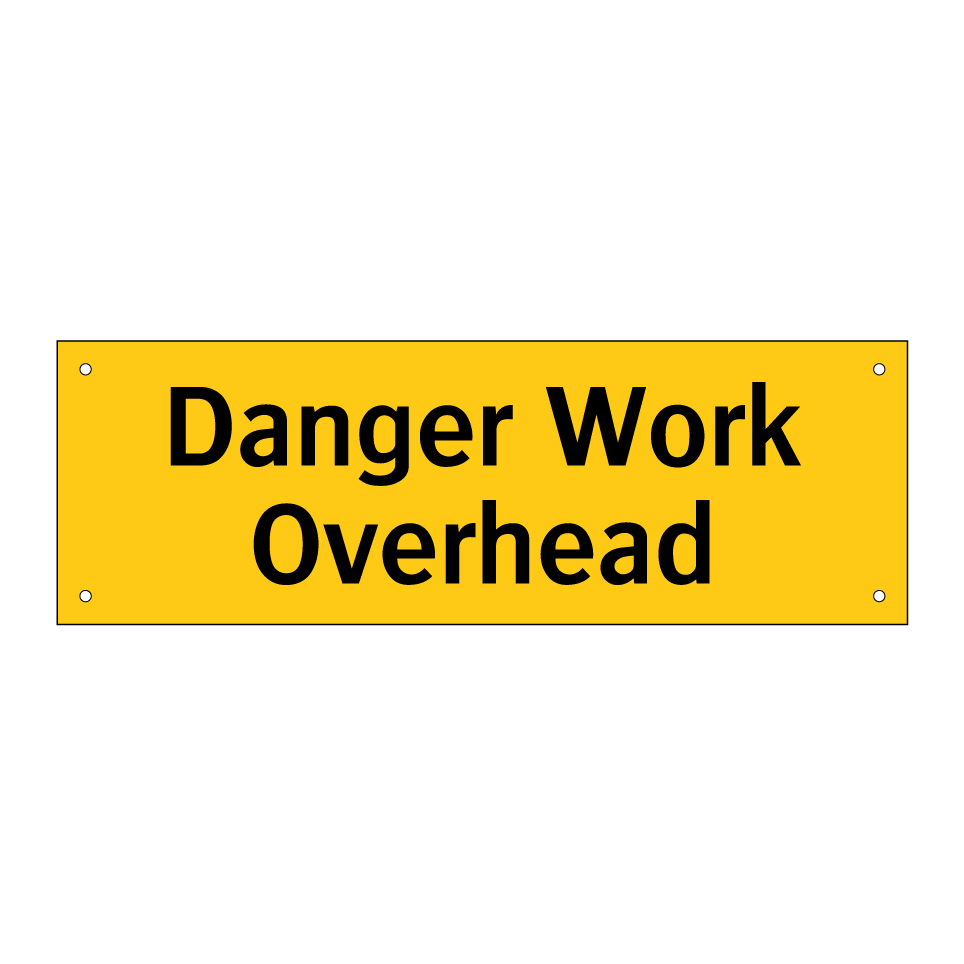 Danger Work Overhead