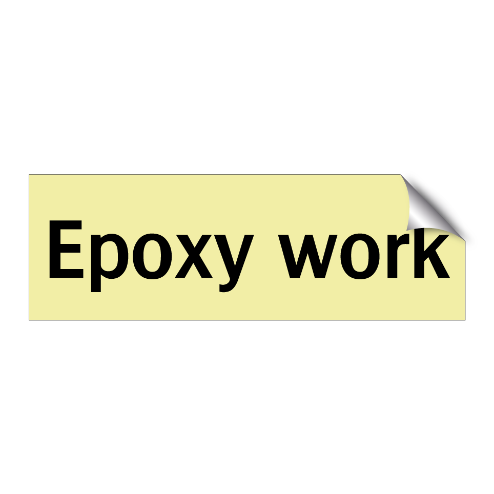Epoxy work