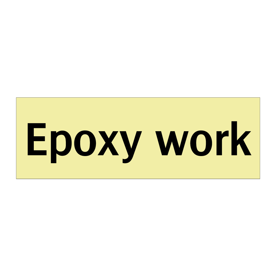 Epoxy work