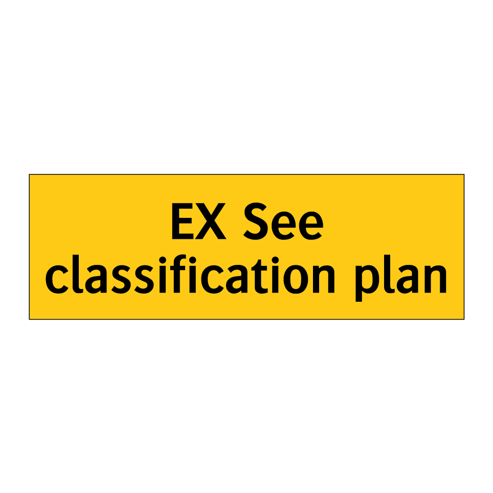 EX See classification plan