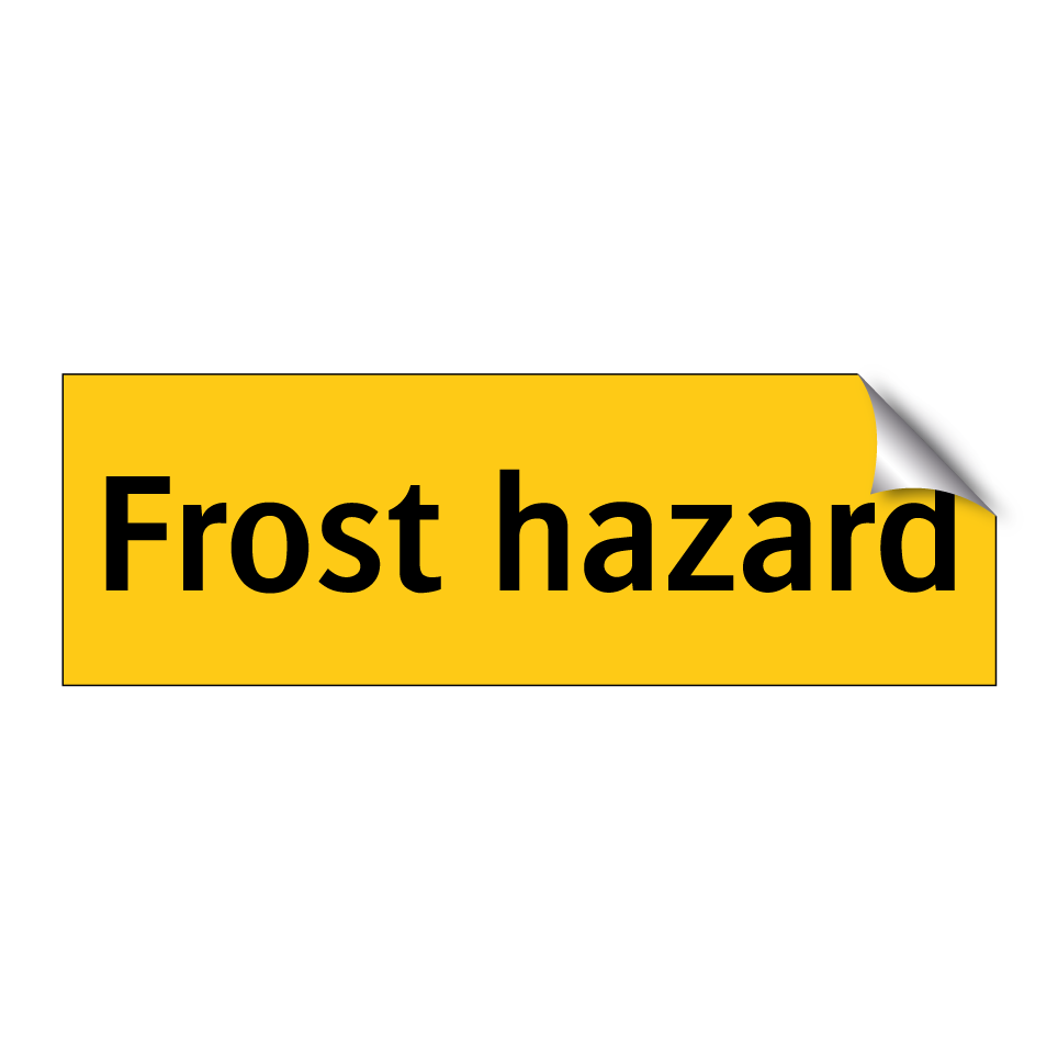 Frost hazard