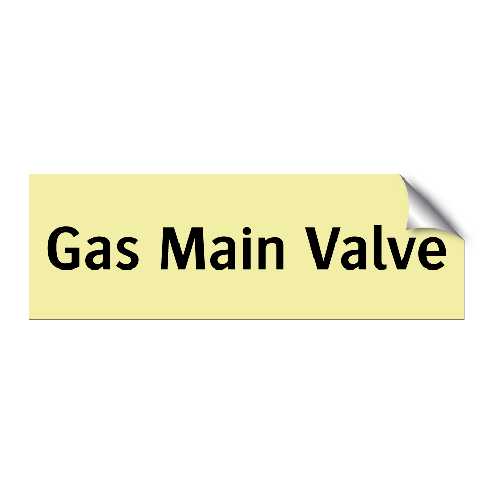 Gas Main Valve