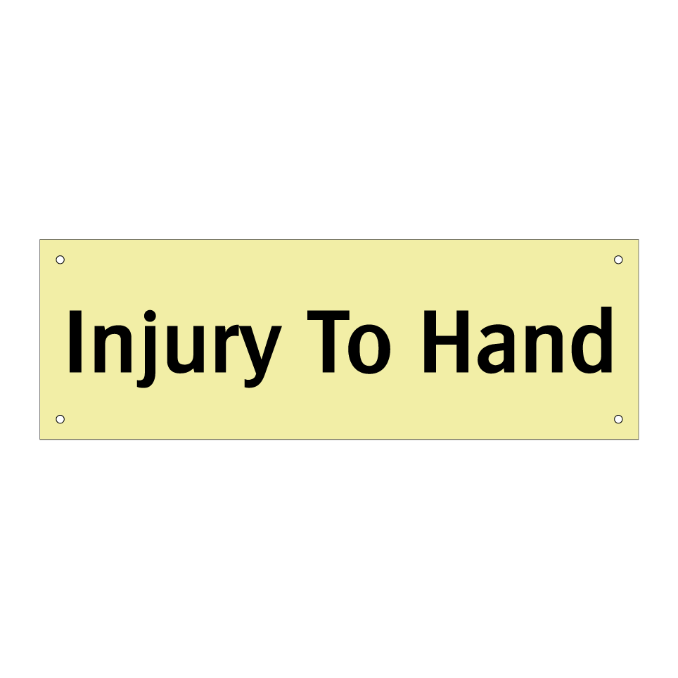 Injury To Hand