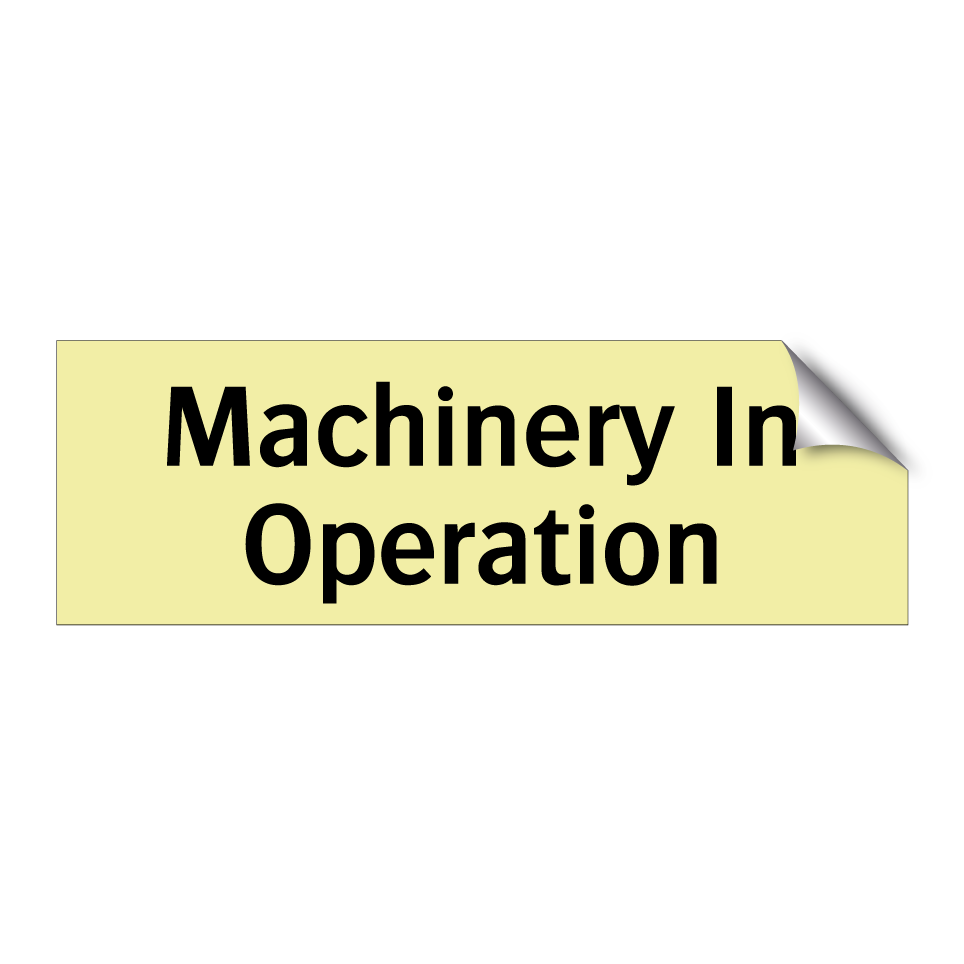 Machinery In Operation