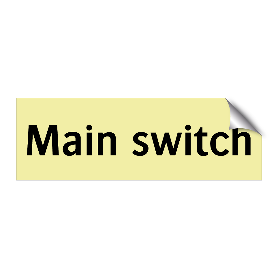 Main switch