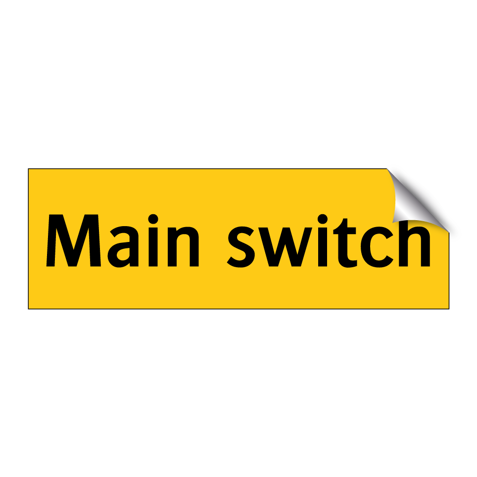 Main switch