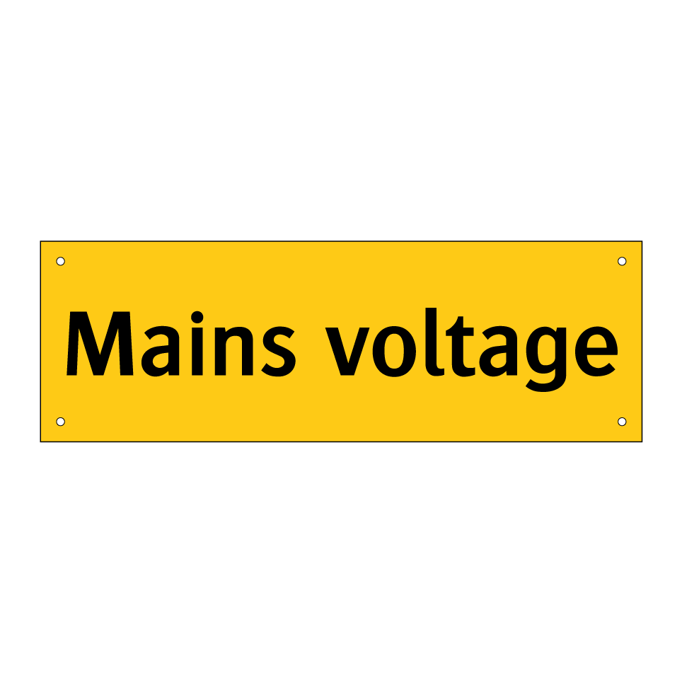 Mains voltage