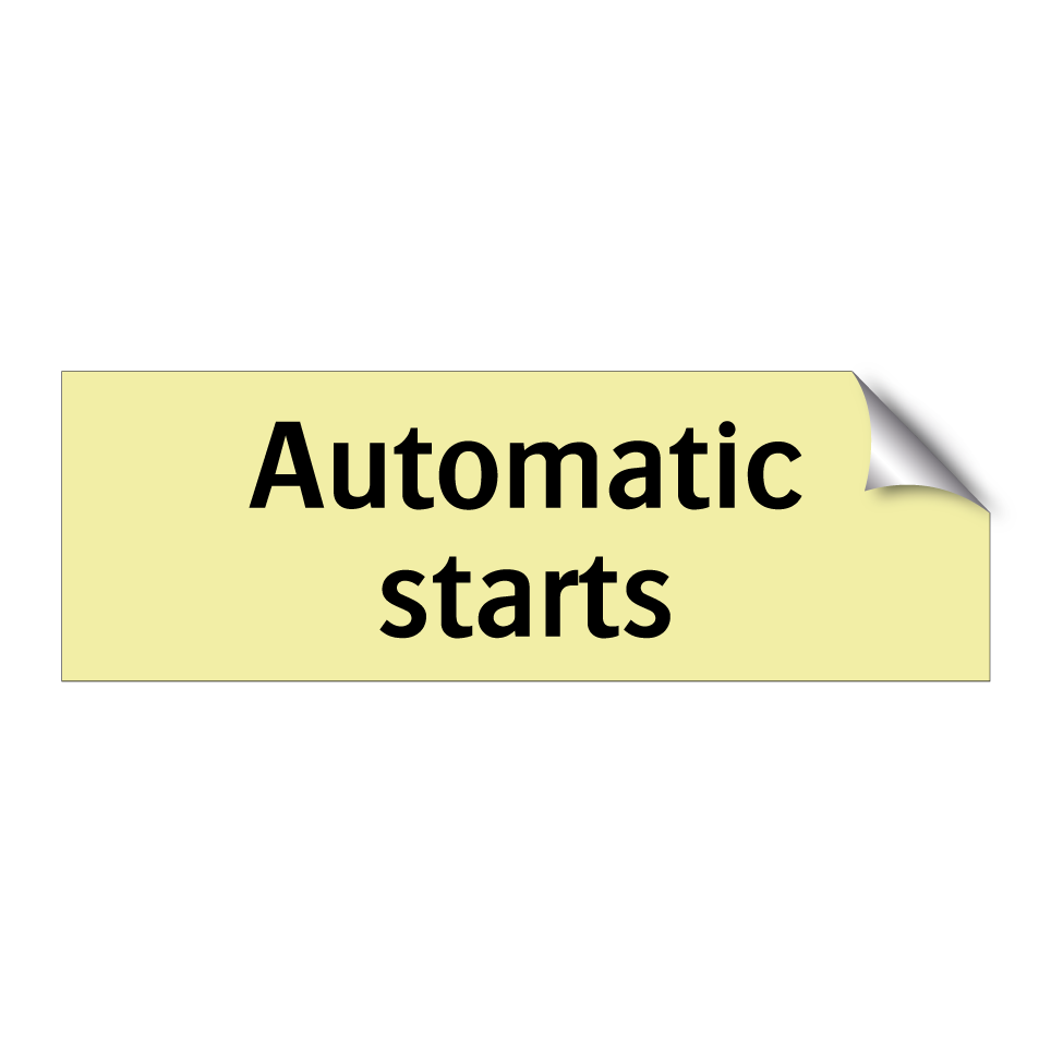 Automatic starts