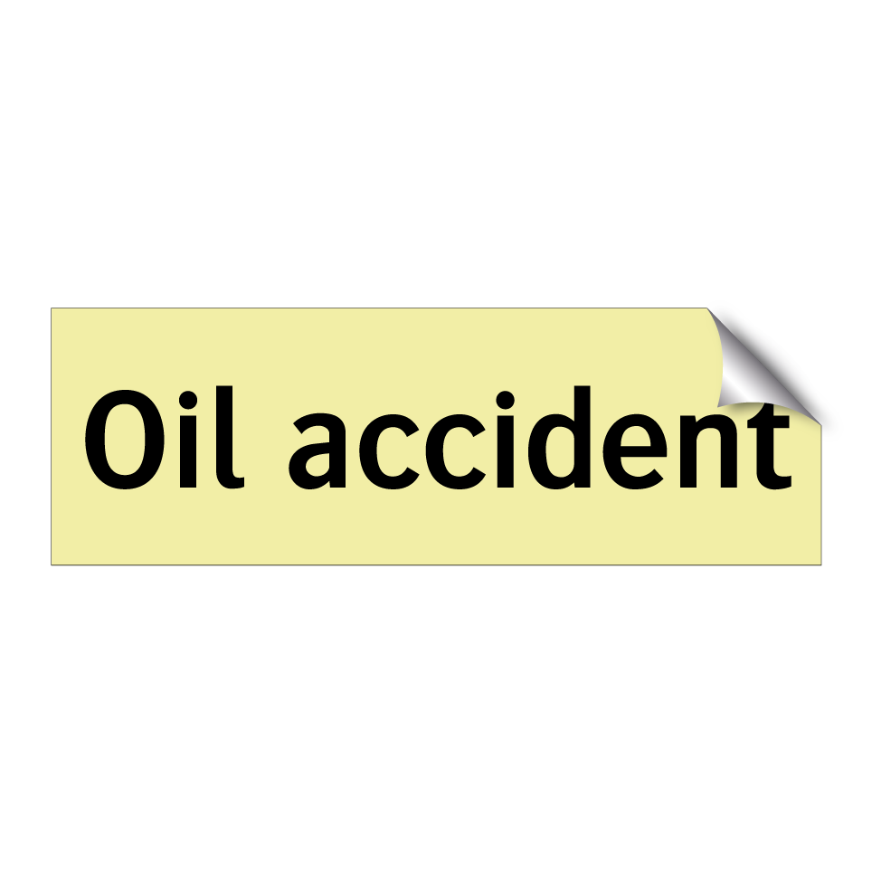 Oil accident