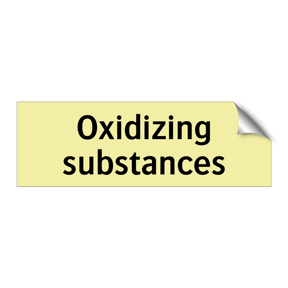 Oxidizing substances