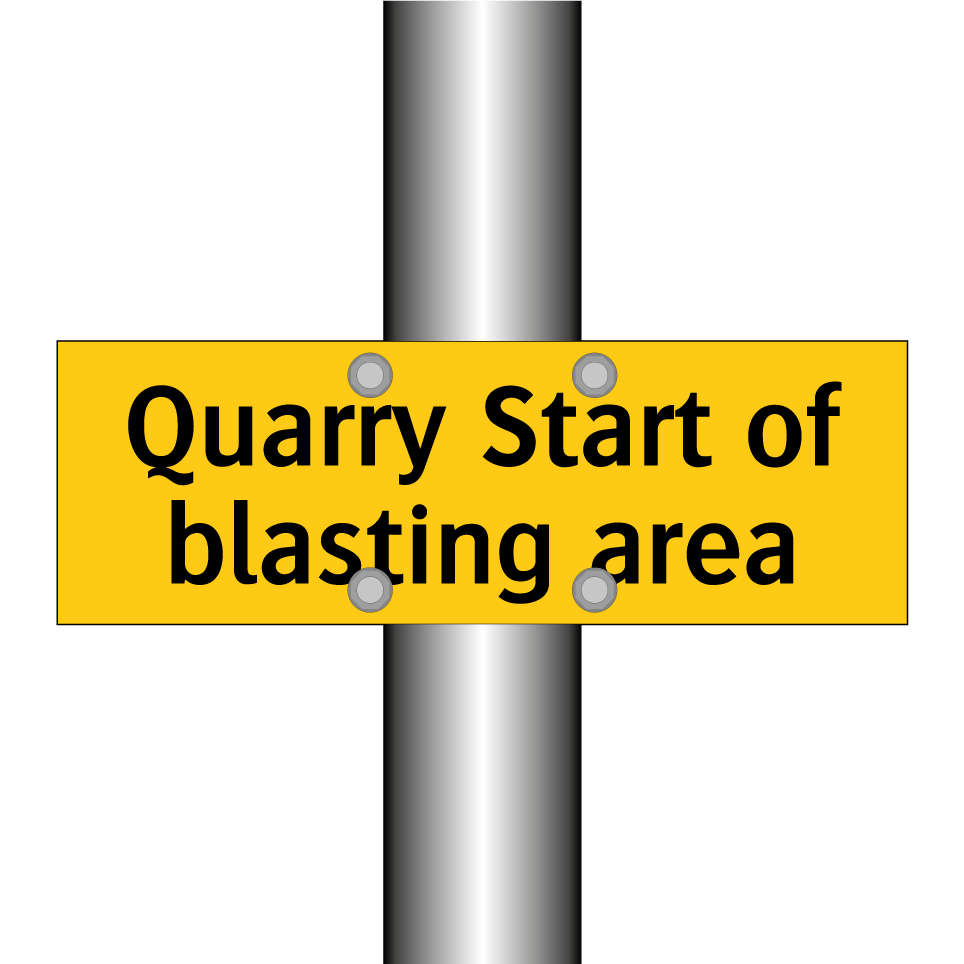 Quarry Start of blasting area