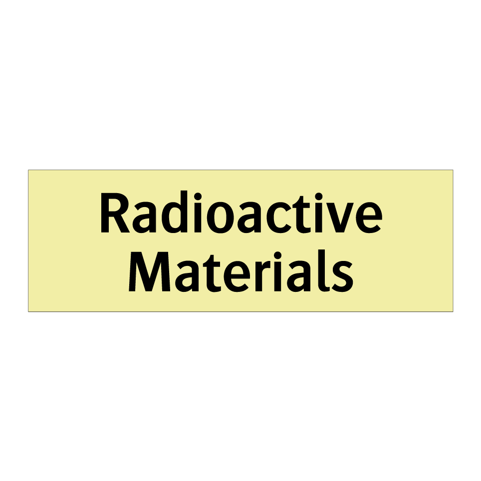 Radioactive Materials