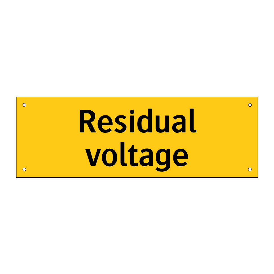 Residual voltage