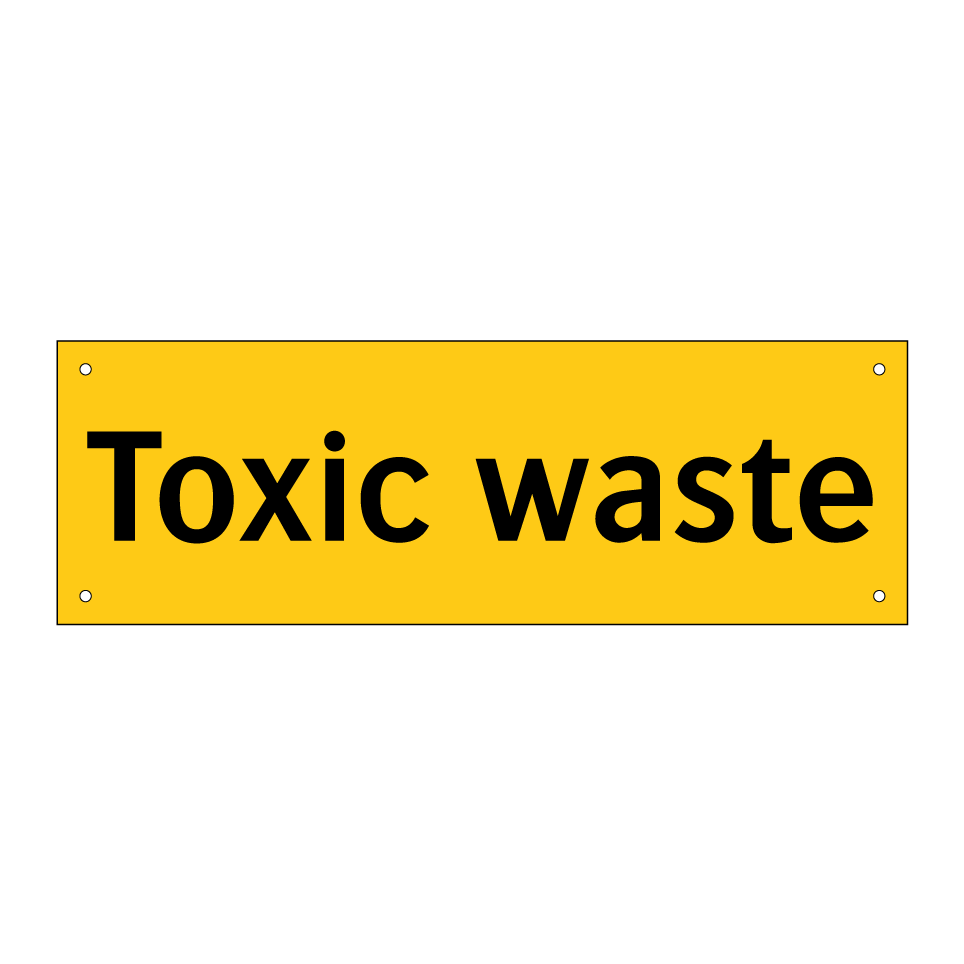 Toxic waste