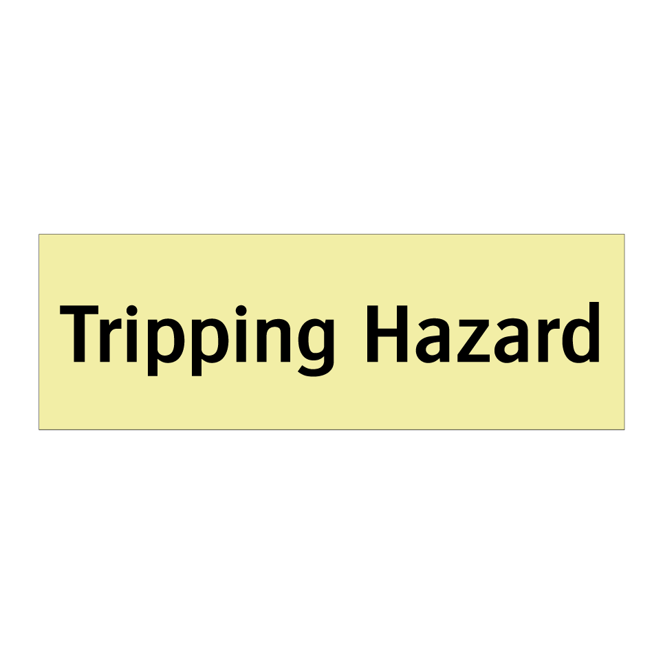 Tripping Hazard